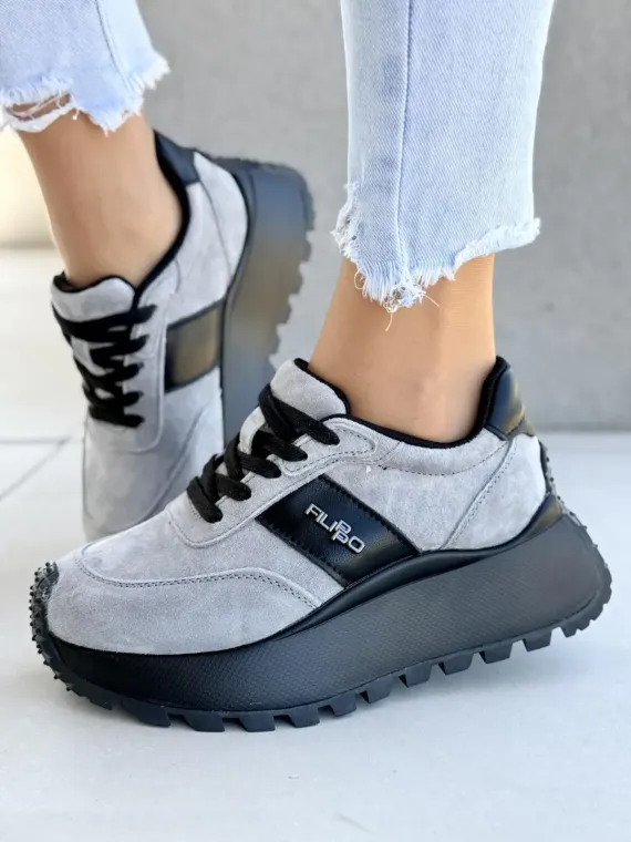 Sneakersy damskie ze skóry naturalnej