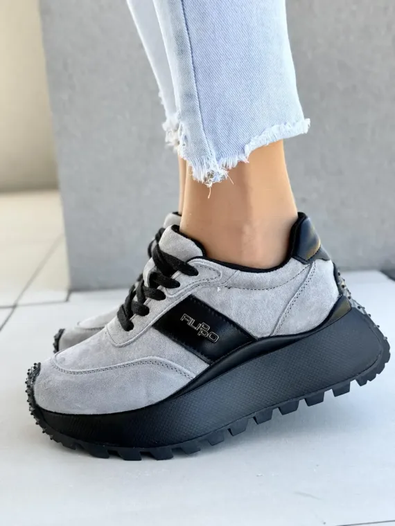 Sneakersy damskie ze skóry naturalnej