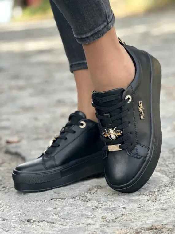 Sneakersy damskie ze skóry naturalnej