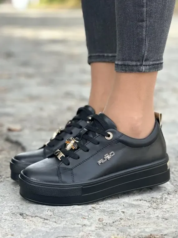 Sneakersy damskie ze skóry naturalnej