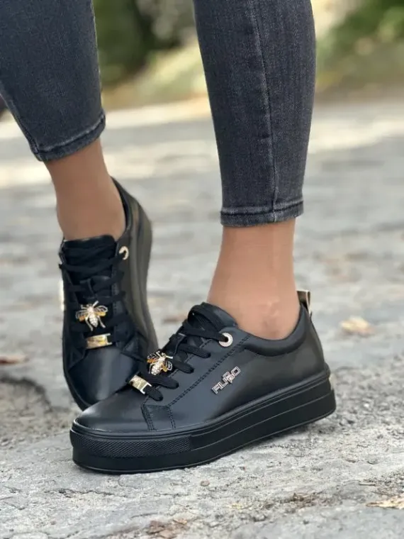 Sneakersy damskie ze skóry naturalnej