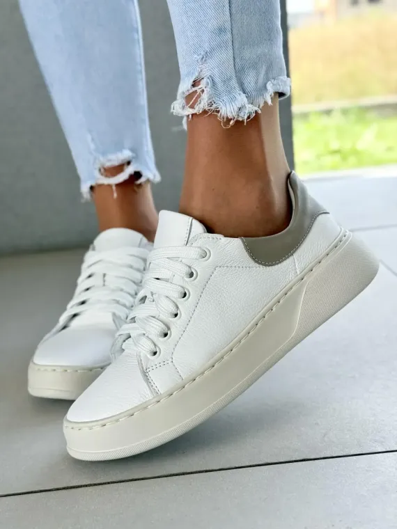 Snickersy OLEKSY ze skóry naturalnej Polskiej produkcji