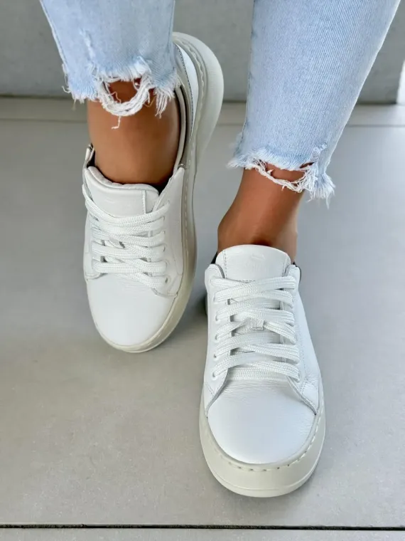 Snickersy OLEKSY ze skóry naturalnej Polskiej produkcji