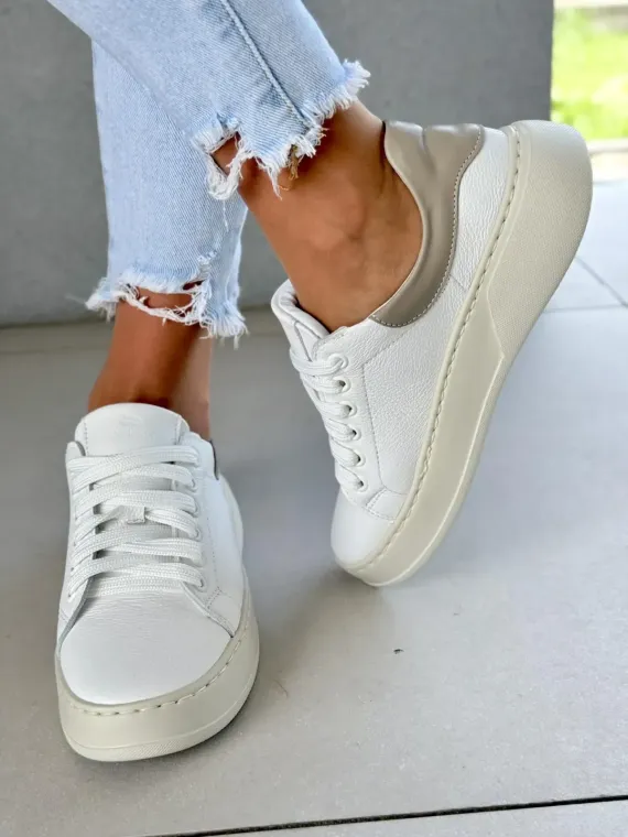 Snickersy OLEKSY ze skóry naturalnej Polskiej produkcji