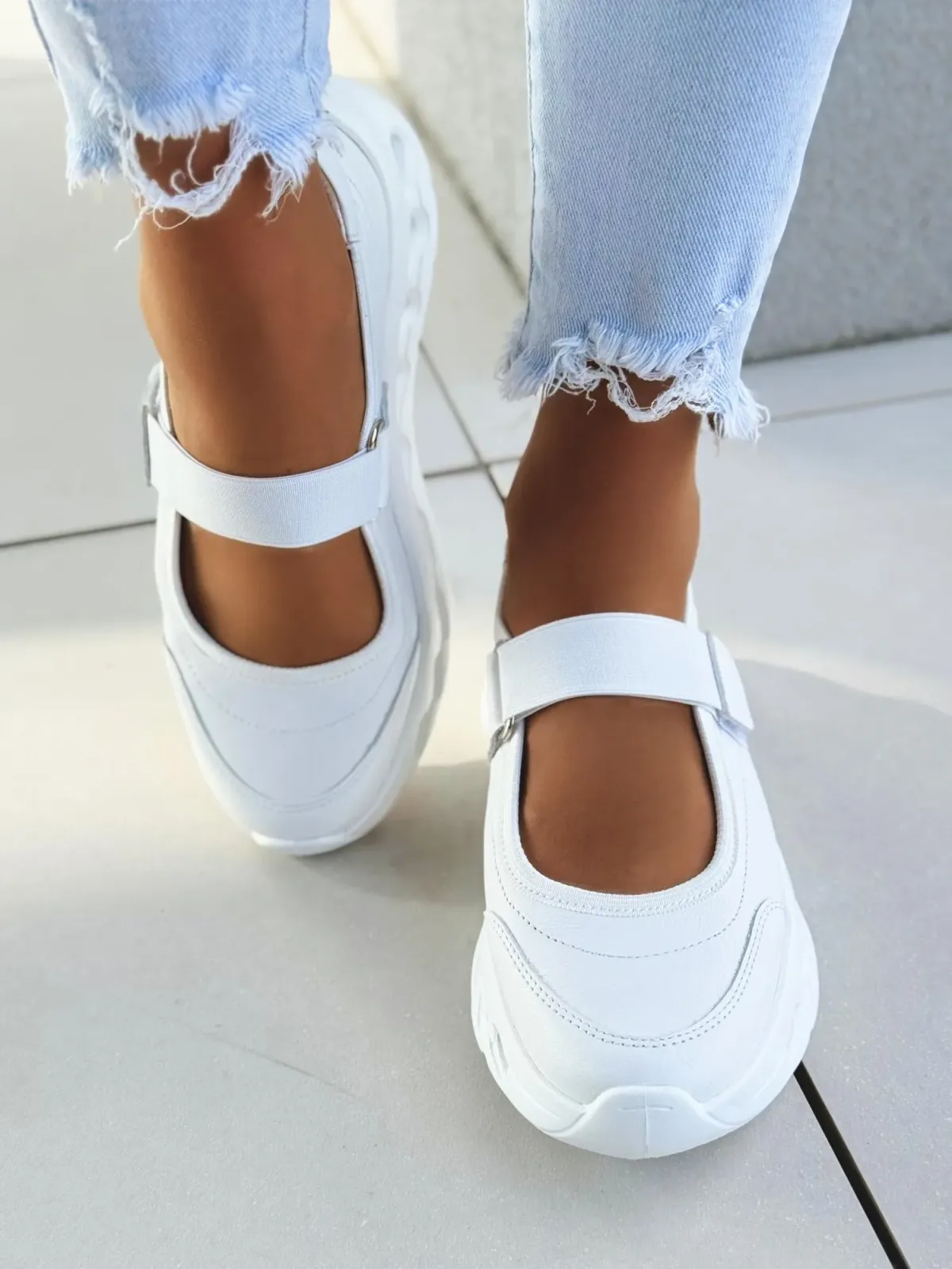 Sneakersy damskie OLEKSY ze skóry naturalnej Polskiej produkcji