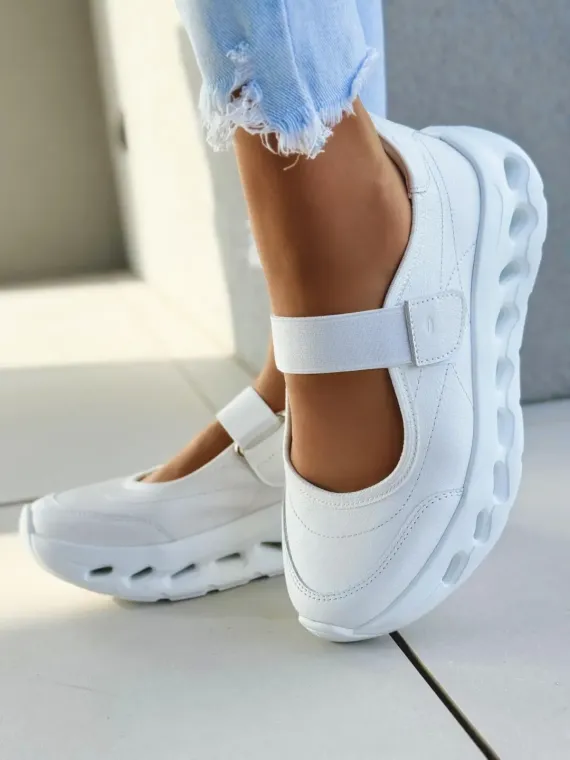 Sneakersy damskie OLEKSY ze skóry naturalnej Polskiej produkcji