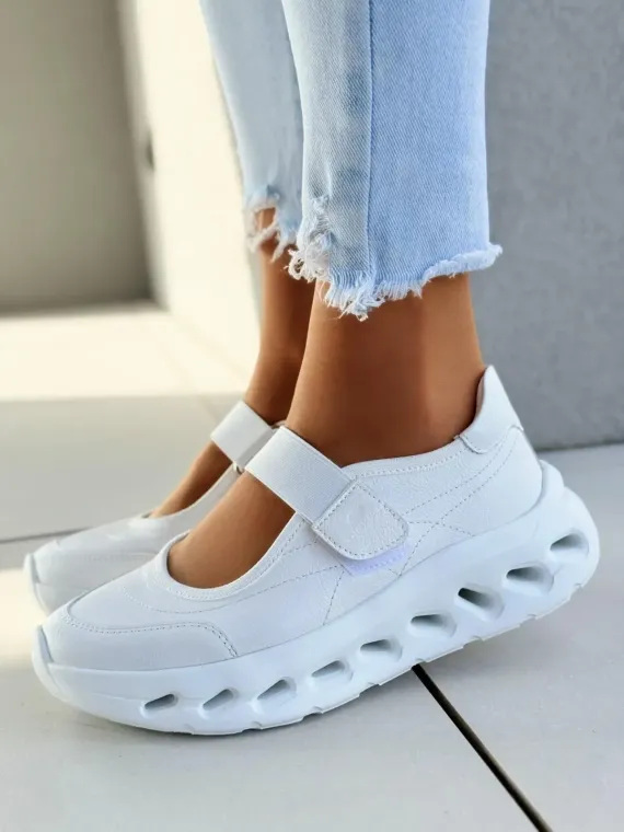 Sneakersy damskie OLEKSY ze skóry naturalnej Polskiej produkcji