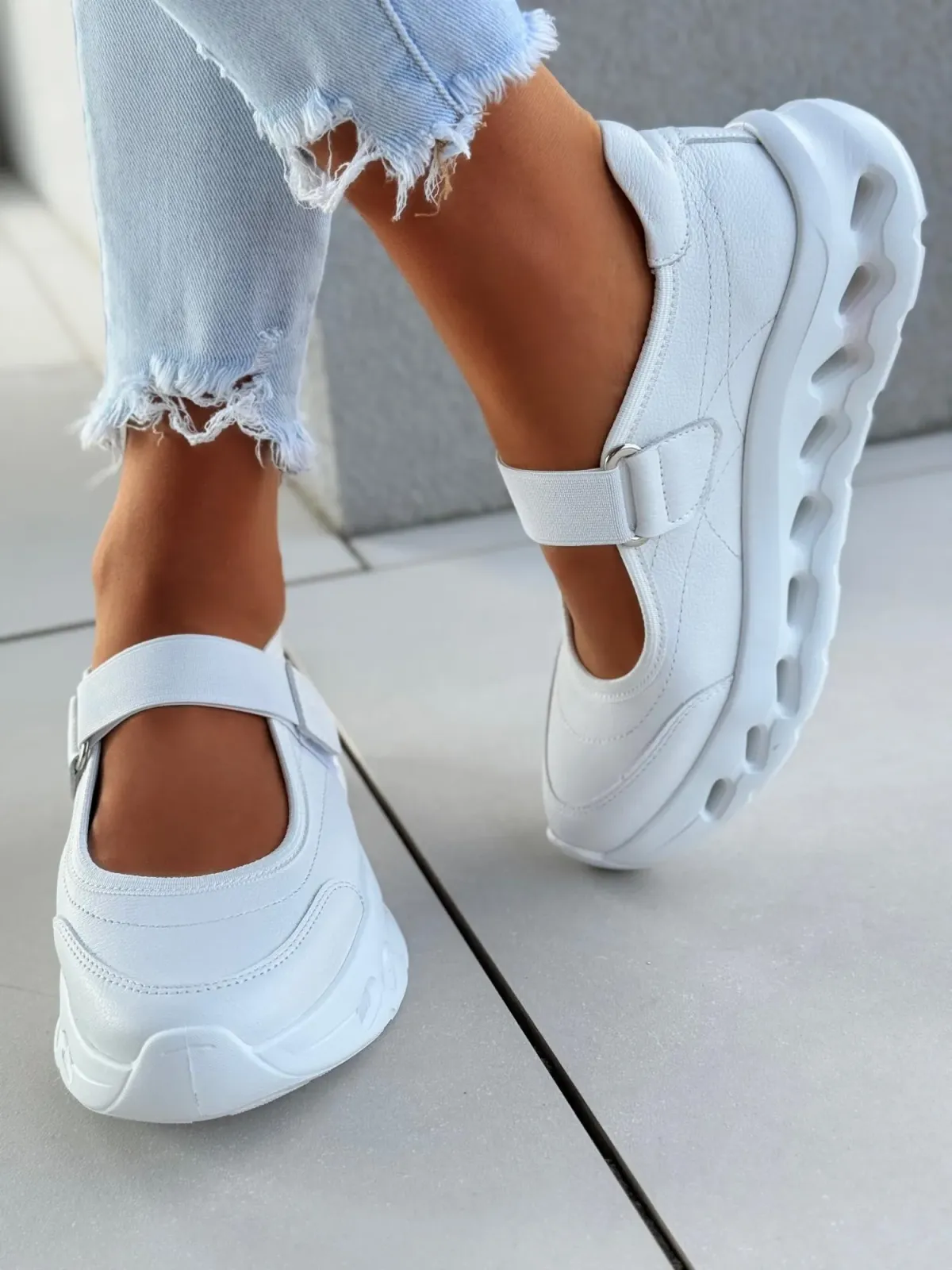 Sneakersy damskie OLEKSY ze skóry naturalnej Polskiej produkcji