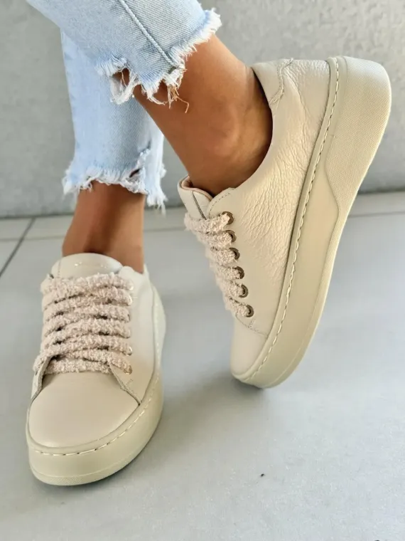 Sneakersy damskie OLEKSY ze skóry naturalnej Polskiej produkcji