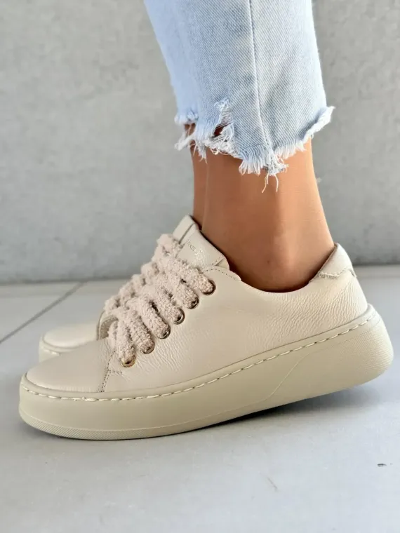 Sneakersy damskie OLEKSY ze skóry naturalnej Polskiej produkcji