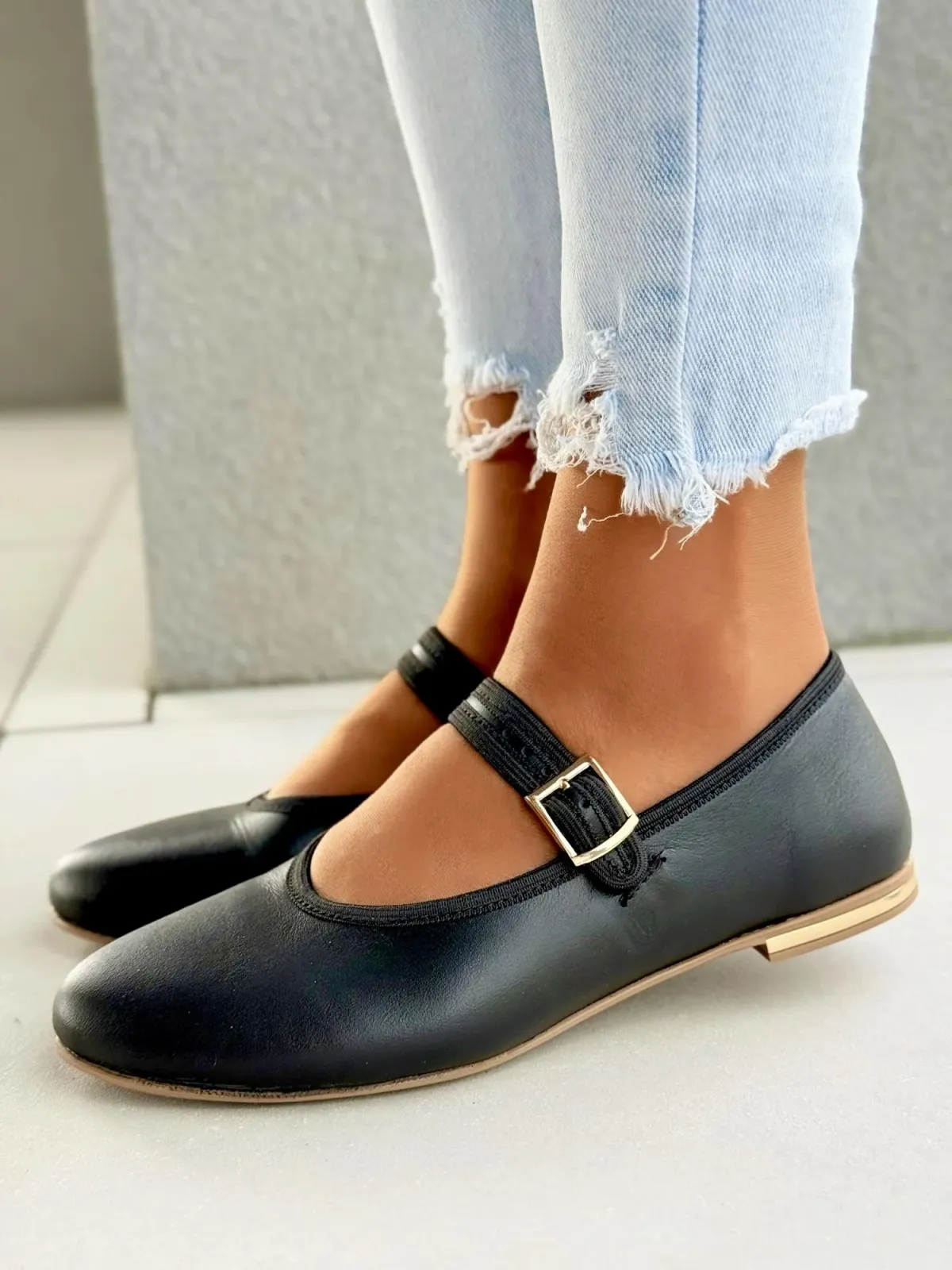 Balerinki ze skóry naturalnej OLEKSY Polskiej produkcji