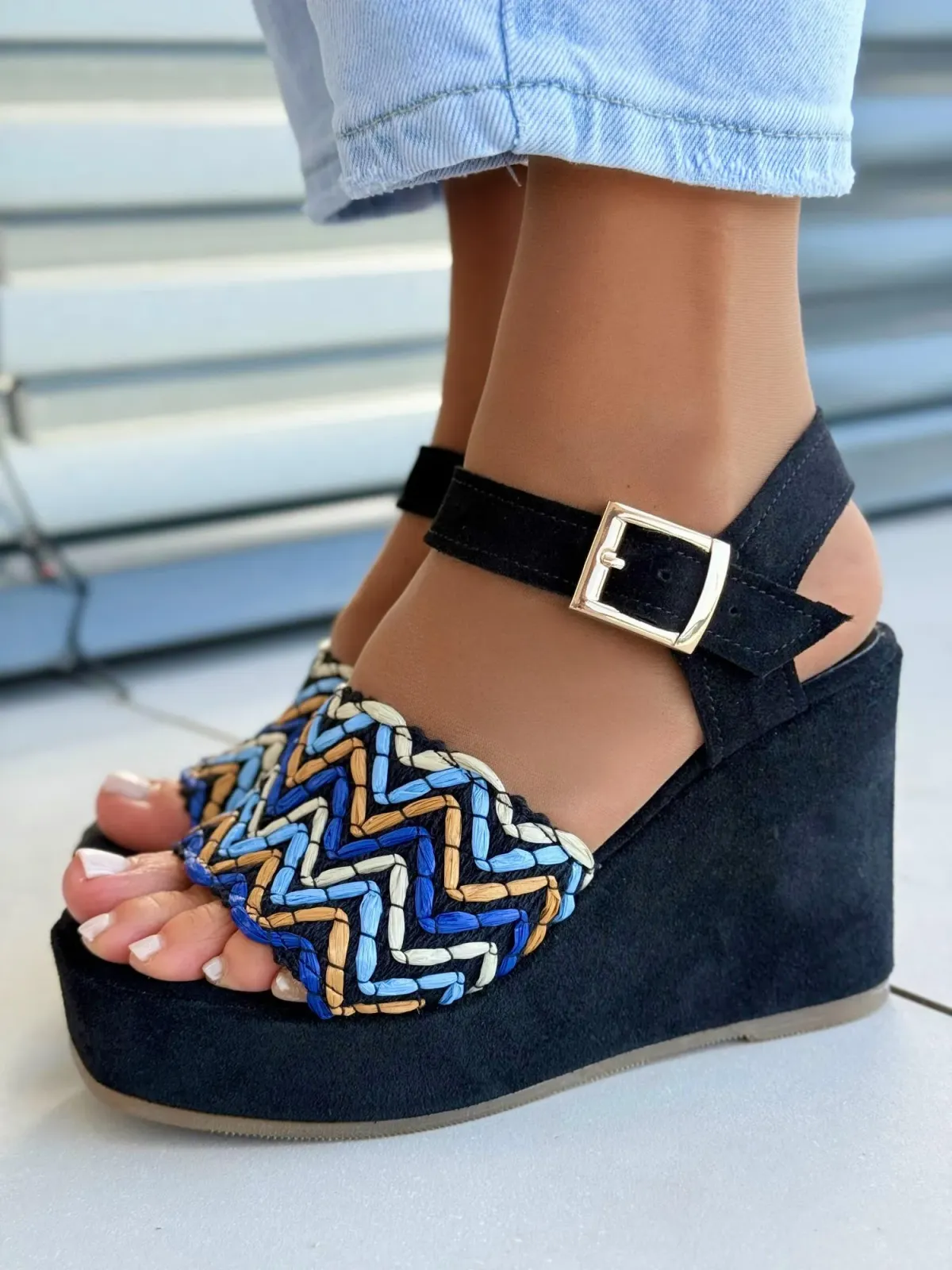 Sandałki damskie OLEKSY ze skóry naturalnej Polskiej produkcji