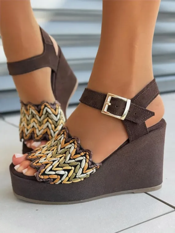 Sandałki damskie OLEKSY ze skóry naturalnej Polskiej produkcji