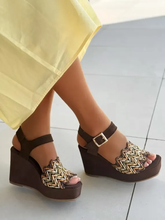 Sandałki damskie OLEKSY ze skóry naturalnej Polskiej produkcji