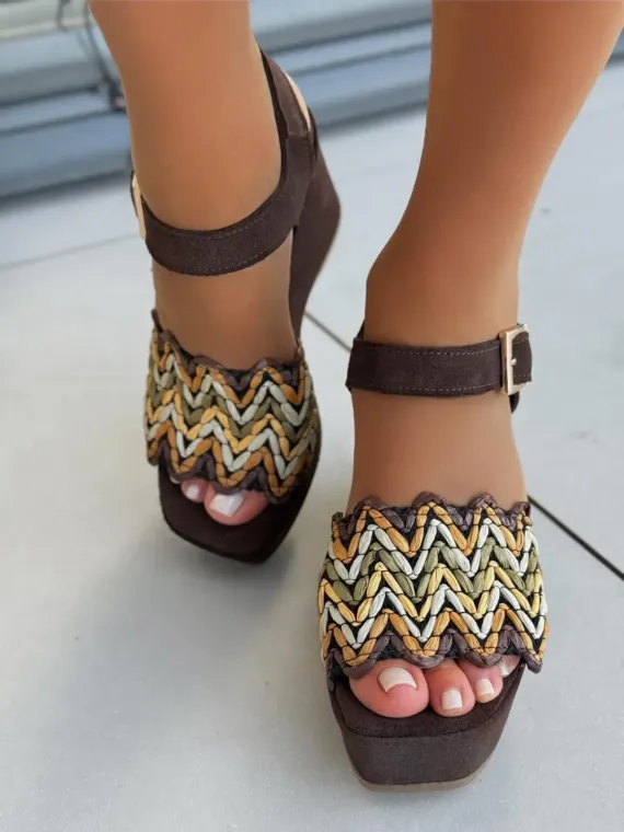 Sandałki damskie OLEKSY ze skóry naturalnej Polskiej produkcji