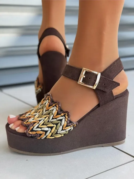 Sandałki damskie OLEKSY ze skóry naturalnej Polskiej produkcji