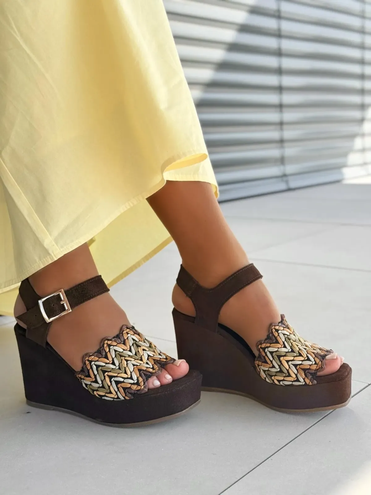 Sandałki damskie OLEKSY ze skóry naturalnej Polskiej produkcji