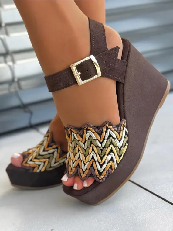 Sandałki damskie OLEKSY ze skóry naturalnej Polskiej produkcji