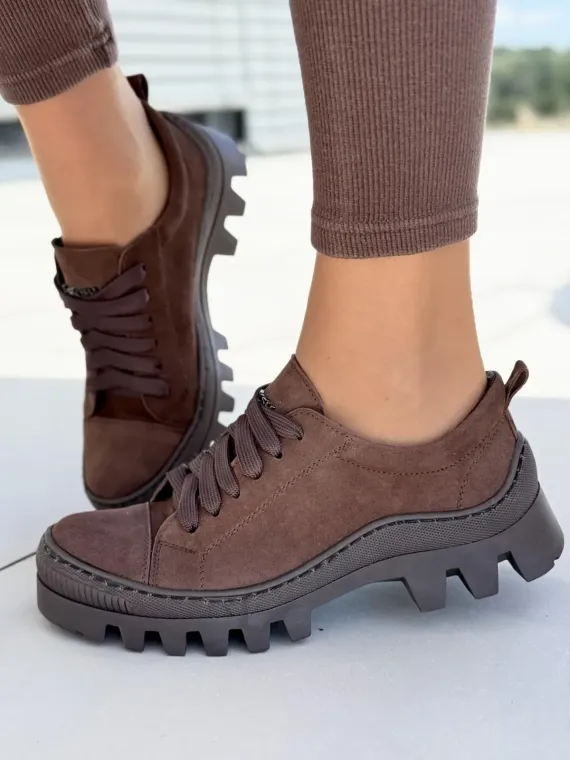 Trapery damskie OLEKSY ze skóry naturalnej Polskiej produkcji