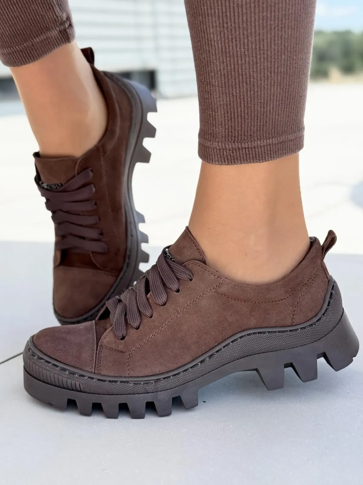 Trapery damskie OLEKSY ze skóry naturalnej Polskiej produkcji