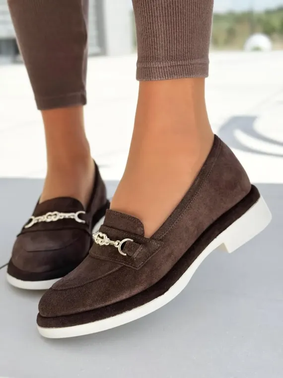 Mokasyny damskie OLEKSY ze skóry naturalnej Polskiej produkcji