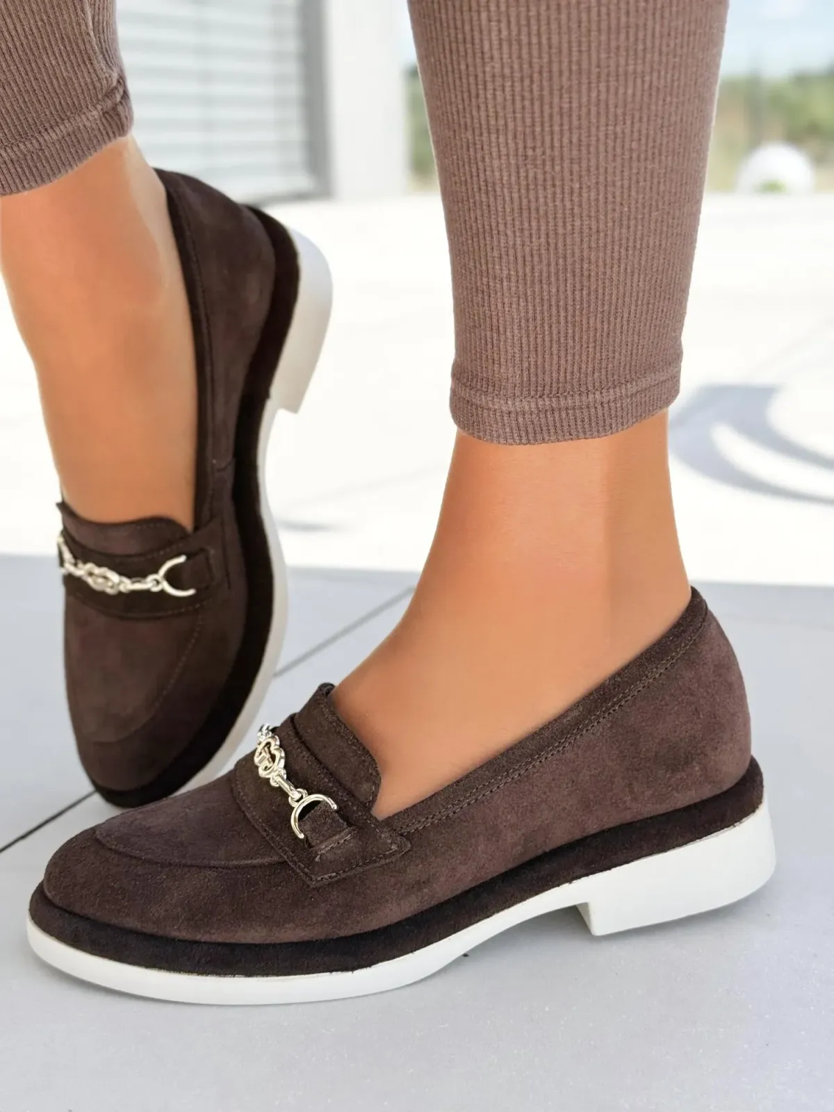 Mokasyny damskie OLEKSY ze skóry naturalnej Polskiej produkcji