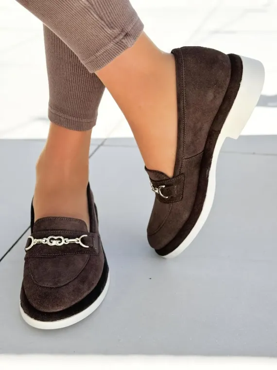 Mokasyny damskie OLEKSY ze skóry naturalnej Polskiej produkcji