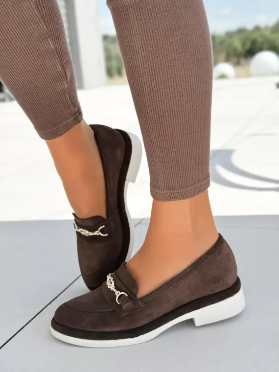 Mokasyny damskie OLEKSY ze skóry naturalnej Polskiej produkcji