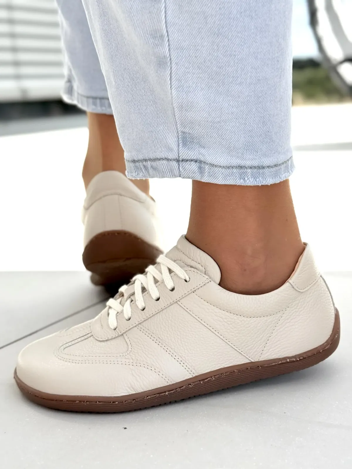 Sneakersy damskie OLEKSY ze skóry naturalnej Polskiej produkcji