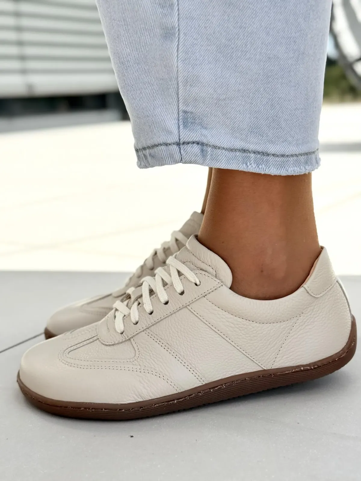 Sneakersy damskie OLEKSY ze skóry naturalnej Polskiej produkcji