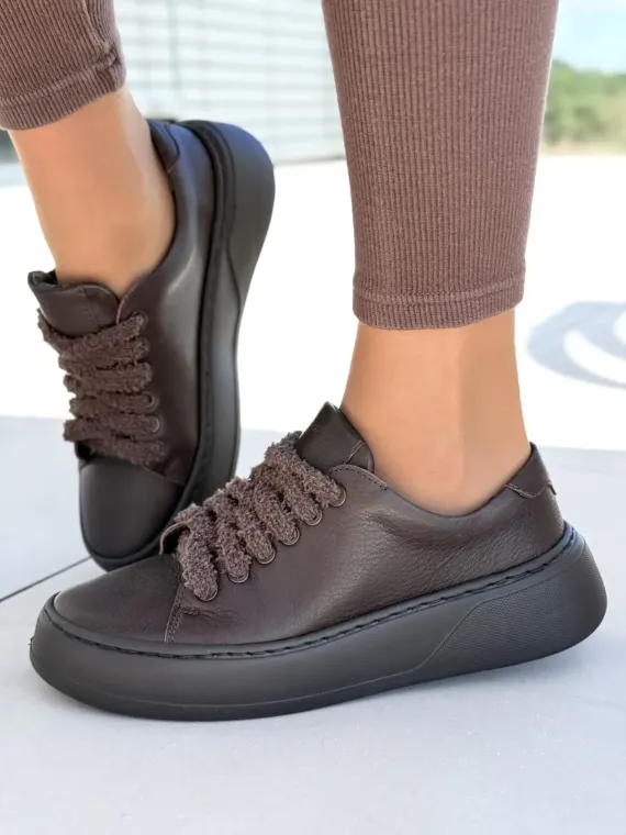 Sneakersy damskie OLEKSY ze skóry naturalnej Polskiej produkcji