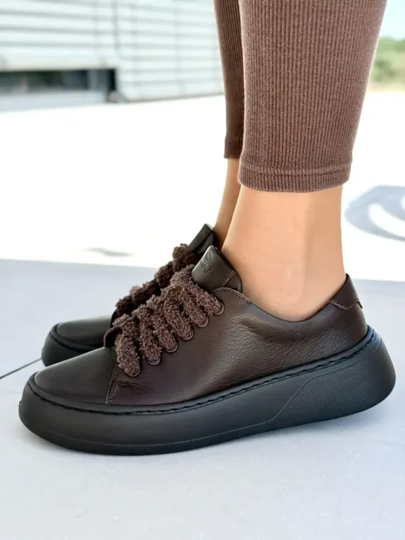 Sneakersy damskie OLEKSY ze skóry naturalnej Polskiej produkcji