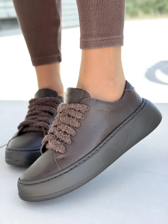 Sneakersy damskie OLEKSY ze skóry naturalnej Polskiej produkcji