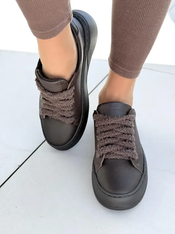 Sneakersy damskie OLEKSY ze skóry naturalnej Polskiej produkcji