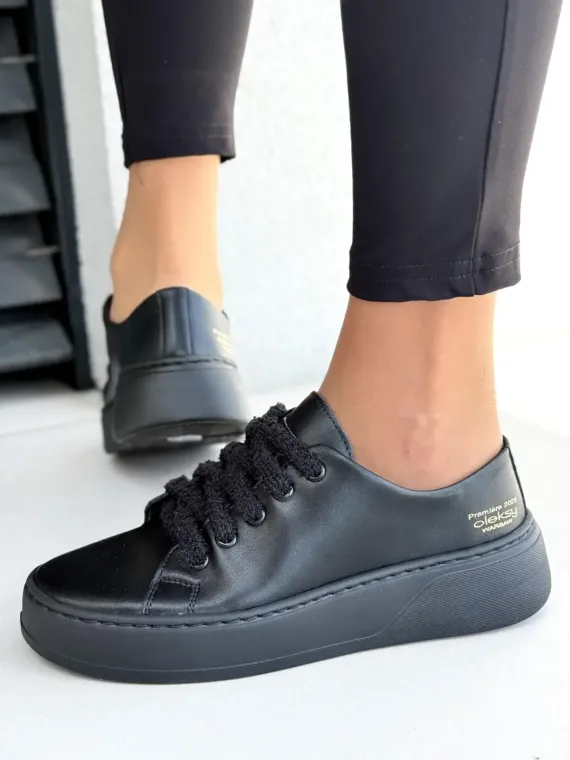 Sneakersy damskie OLEKSY ze skóry naturalnej Polskiej produkcji