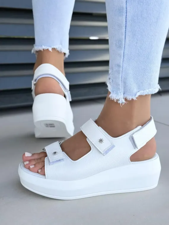 Sandały damskie OLEKSY ze skóry naturalnej Polskiej produkcji