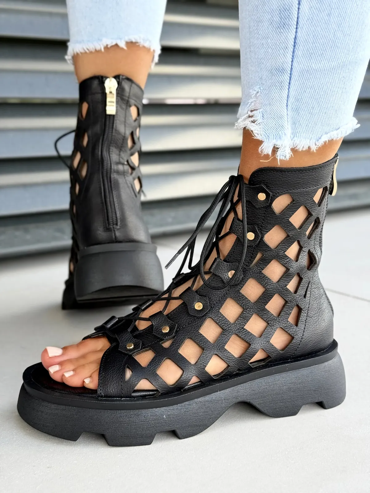 Sandały damskie OLEKSY ze skóry naturalnej Polskiej produkcji