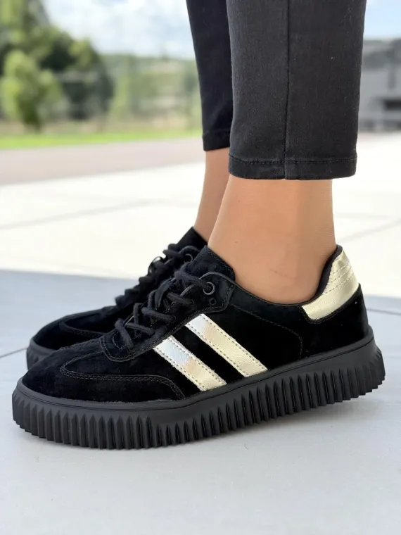 Sneakersy damskie ze skóry naturalnej