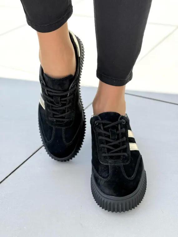 Sneakersy damskie ze skóry naturalnej