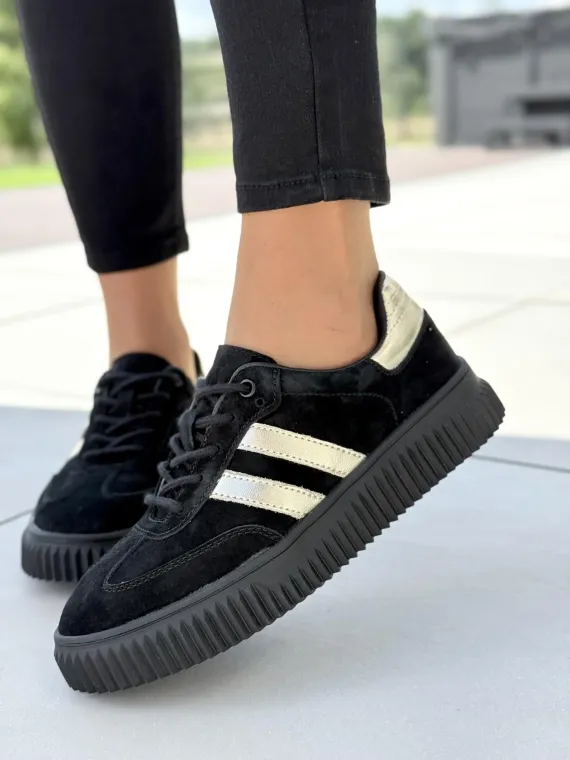 Sneakersy damskie ze skóry naturalnej