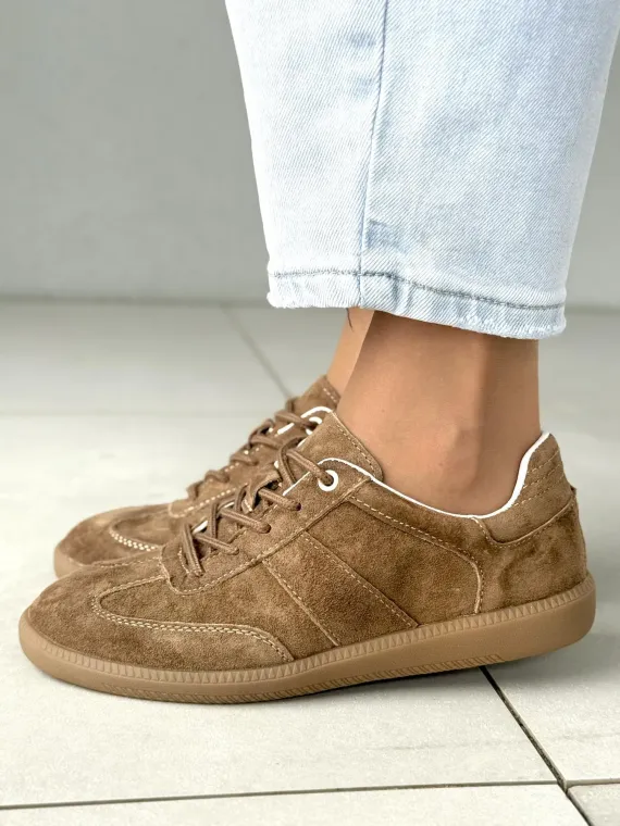 Sneakersy damskie ze skóry naturalnej