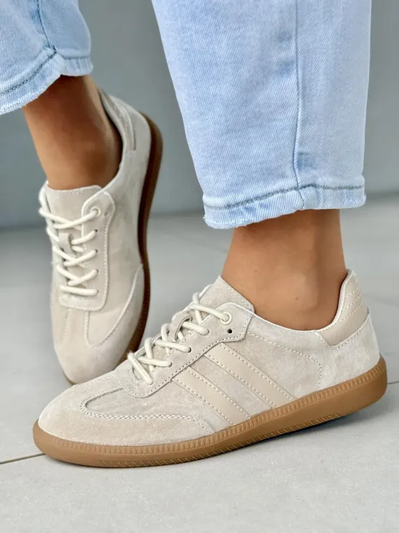 Sneakersy damskie ze skóry naturalnej