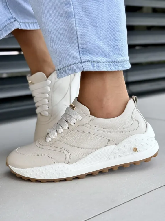 Sneakersy damskie OLEKSY ze skóry naturalnej Polskiej produkcji