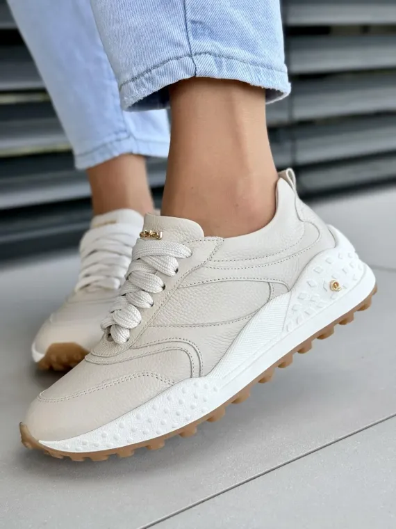 Sneakersy damskie OLEKSY ze skóry naturalnej Polskiej produkcji