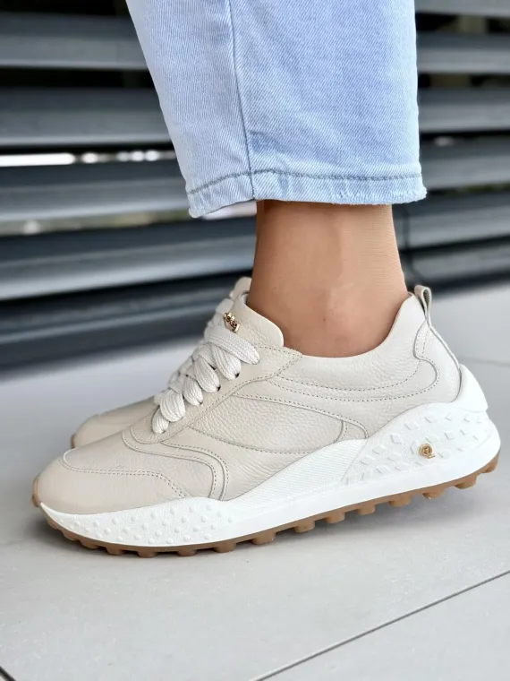 Sneakersy damskie OLEKSY ze skóry naturalnej Polskiej produkcji