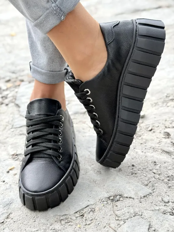 Sneakersy damskie OLEKSY ze skóry naturalnej Polskiej produkcji