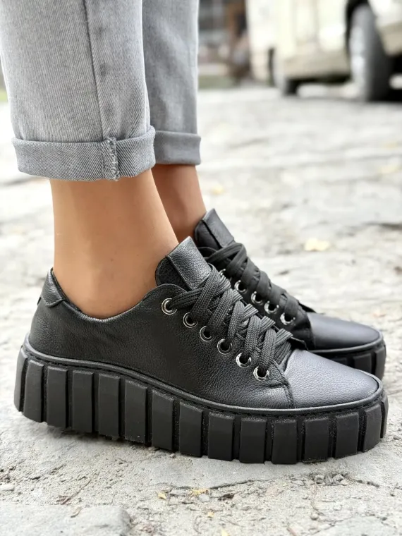 Sneakersy damskie OLEKSY ze skóry naturalnej Polskiej produkcji