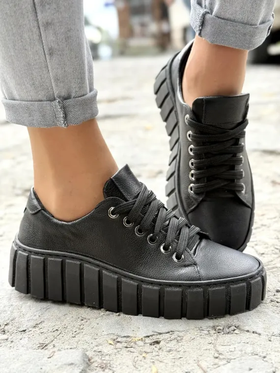 Sneakersy damskie OLEKSY ze skóry naturalnej Polskiej produkcji