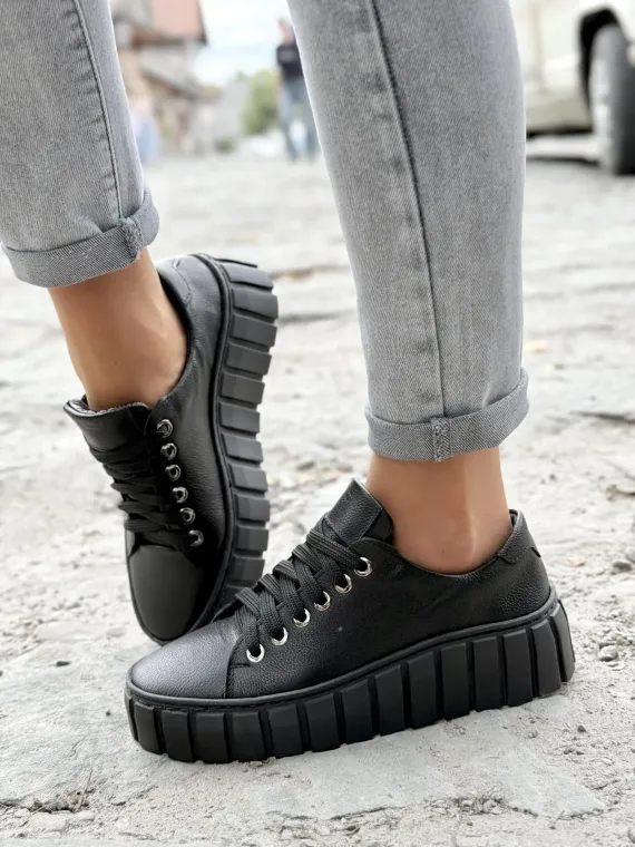 Sneakersy damskie OLEKSY ze skóry naturalnej Polskiej produkcji