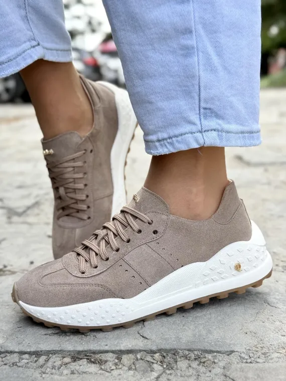 Sneakersy damskie OLEKSY ze skóry naturalnej Polskiej produkcji